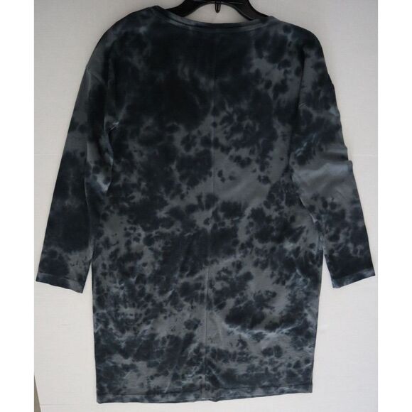 J. Jill Women's Sz S Carbon Multi Pure Jill Cloud Tie-Dyed Knit Dress - Picture 6 of 9